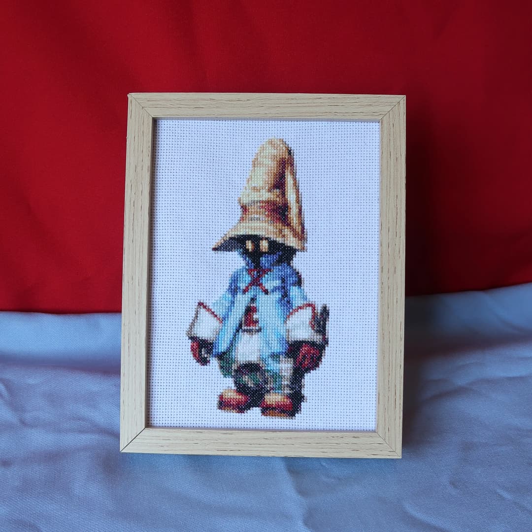 Final Fantasy Frameable Cross-Stitch