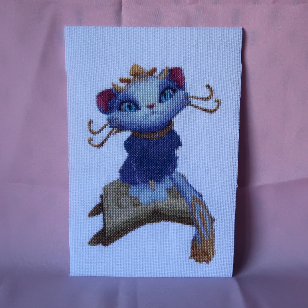 League of Legends Frameable Cross-stitch