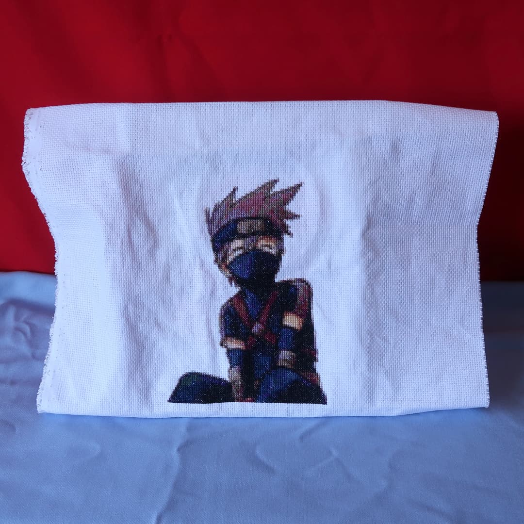 Anime Frameable Cross-Stitch