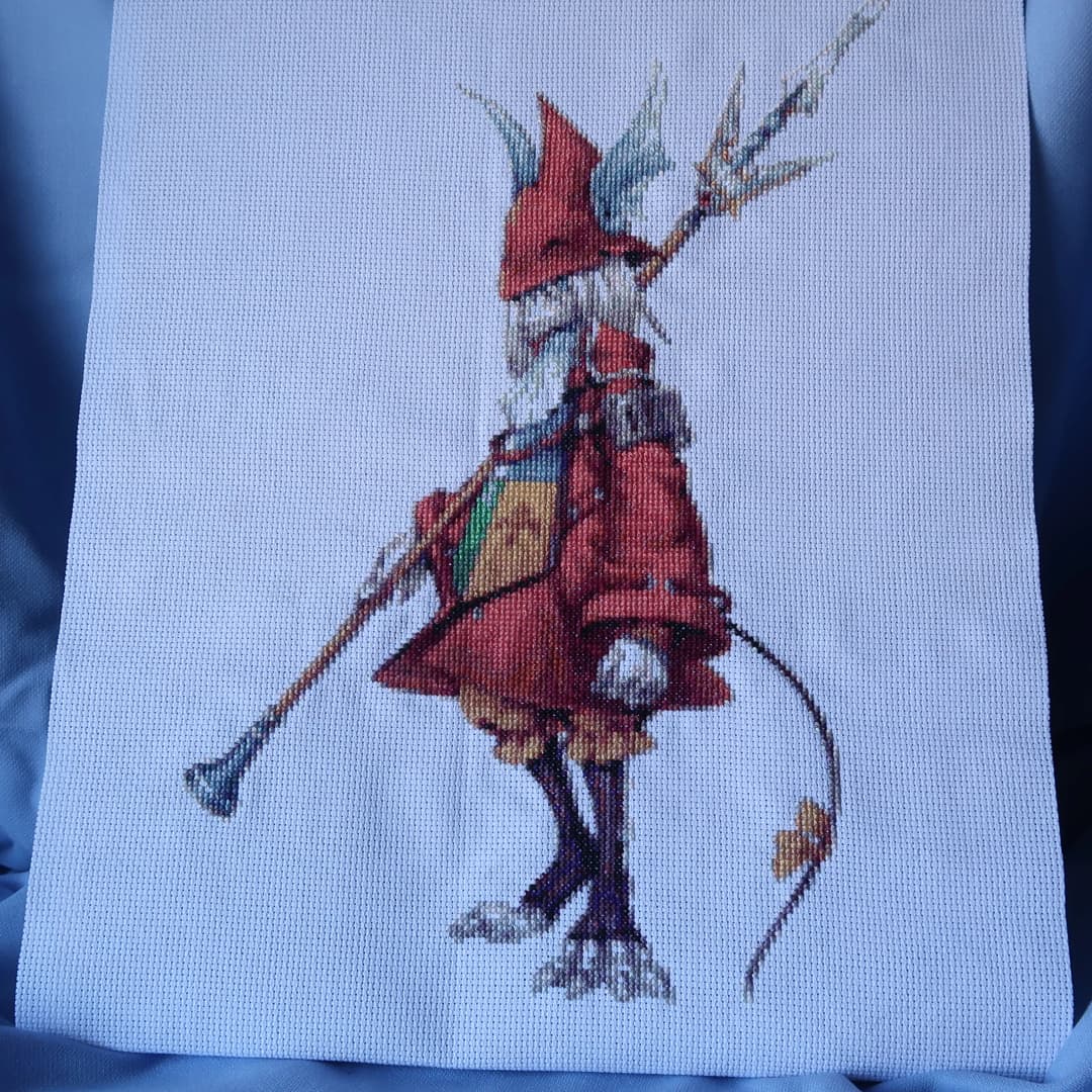 Final Fantasy Frameable Cross-Stitch