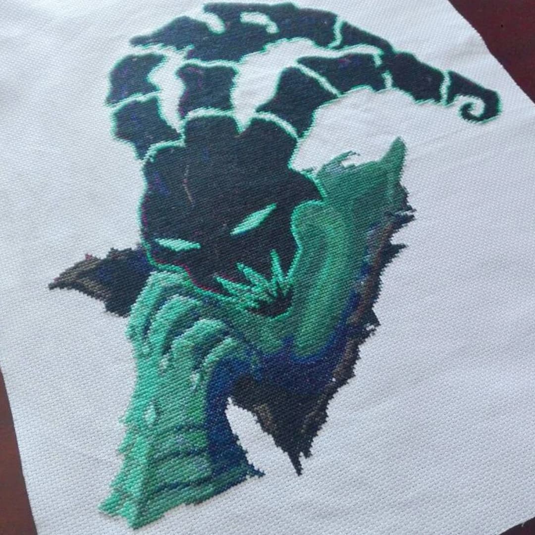Thresh – League of Legends Cross-stitch