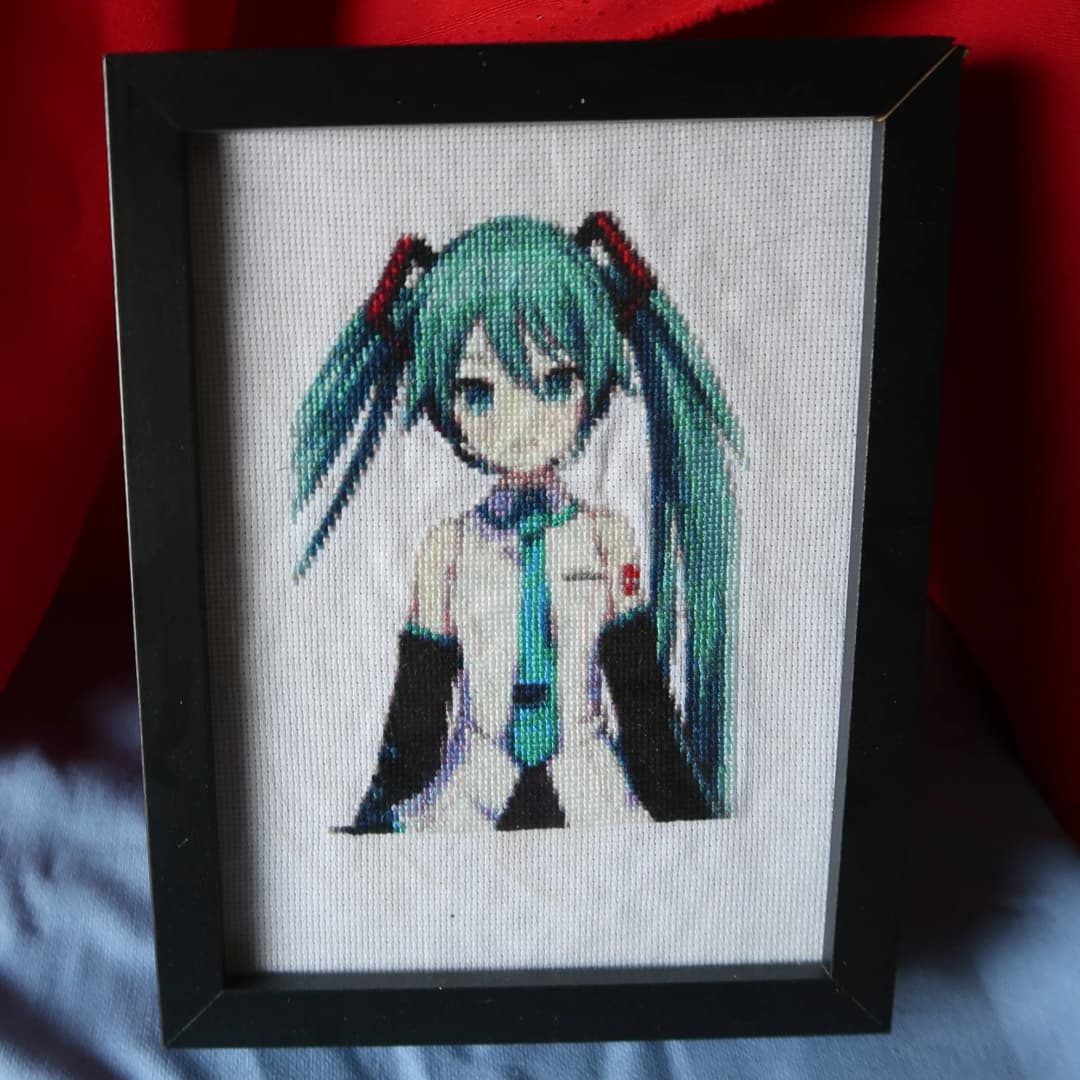 Vocaloid Cross-stitch
