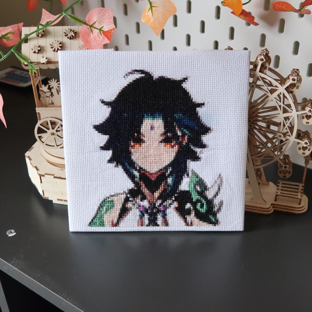 Xiao – Genshin Impact Cross-stitch